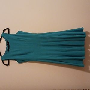 ELLENTRACY ..Teal dress..size 6
